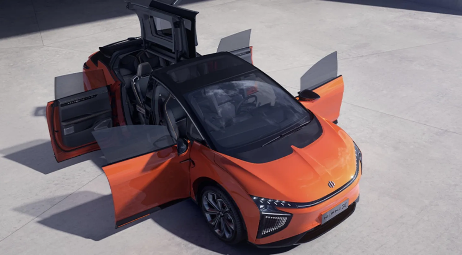 HiPhi X Electric car lithium Battery Range Electric SUV Car Electric Vehicle 6 Seater With Air Conditioning Automotive