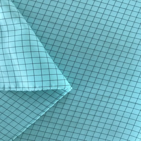 5mm Grid Cleanroom Antistatic Fabric with Carbon Yarn