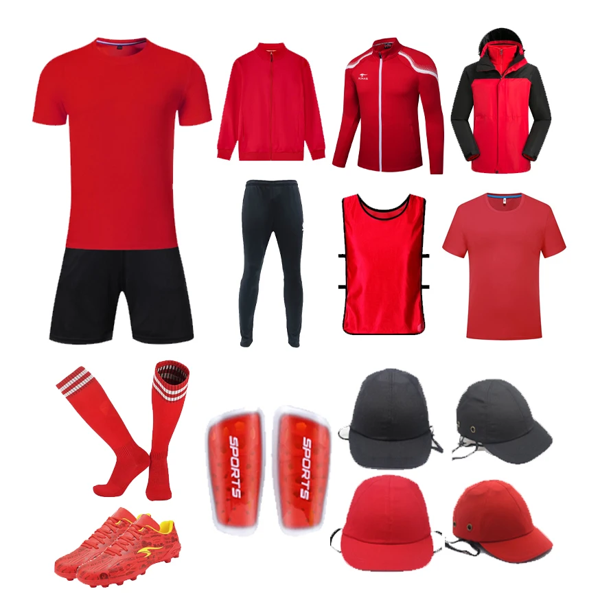 OEM Custom High Quality Soccer Suit Manufacturers Wholesale Club Team Soccer Uniform Professional Soccer Training Uniform Set