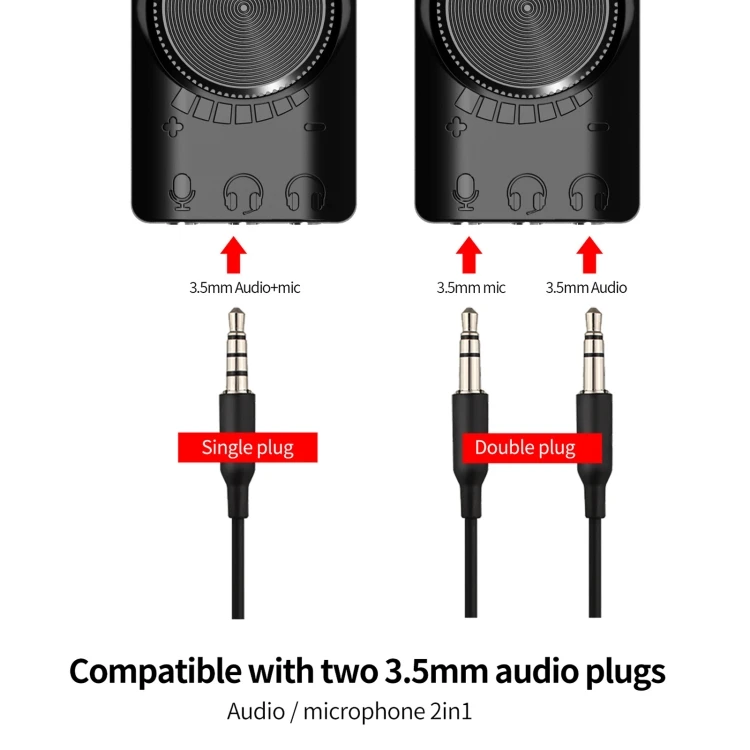 PLEXTONE GS3 USB звуковая карта 7 1 канал аудио внешний компьютер Мобильная