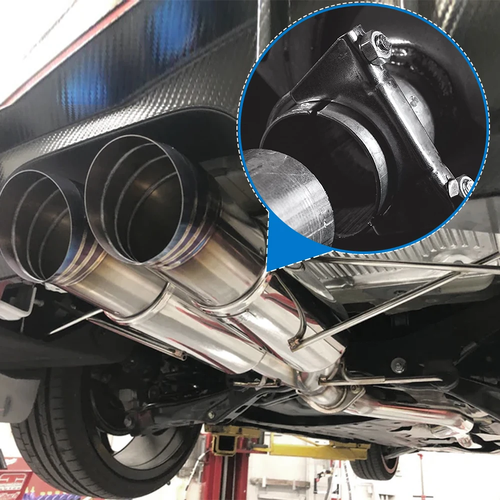 U-образный зажим для труб с двумя отверстиями U-образный зажим для болтов, зажим для седла из нержавеющей стали, с двойным отверстием, зажим для седла