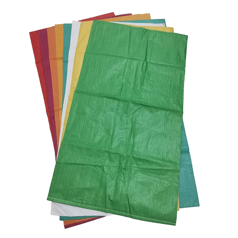 25kg 50kg 100kg Agricultural PP Woven Bag Polypropylene Laminated Sack for Packing Rice Flour Animal Feed Fertilizer