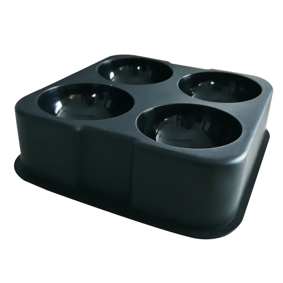 2.5 Inch Ice Ball Maker Mold for Whiskey BPA free Sphere Silicone Ice Maker Mould