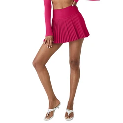 High Quality Custom Golf Skirts Running Sports Wear Tennis Skirt Womens Tennis Clothes Pleated Tennis Skirts