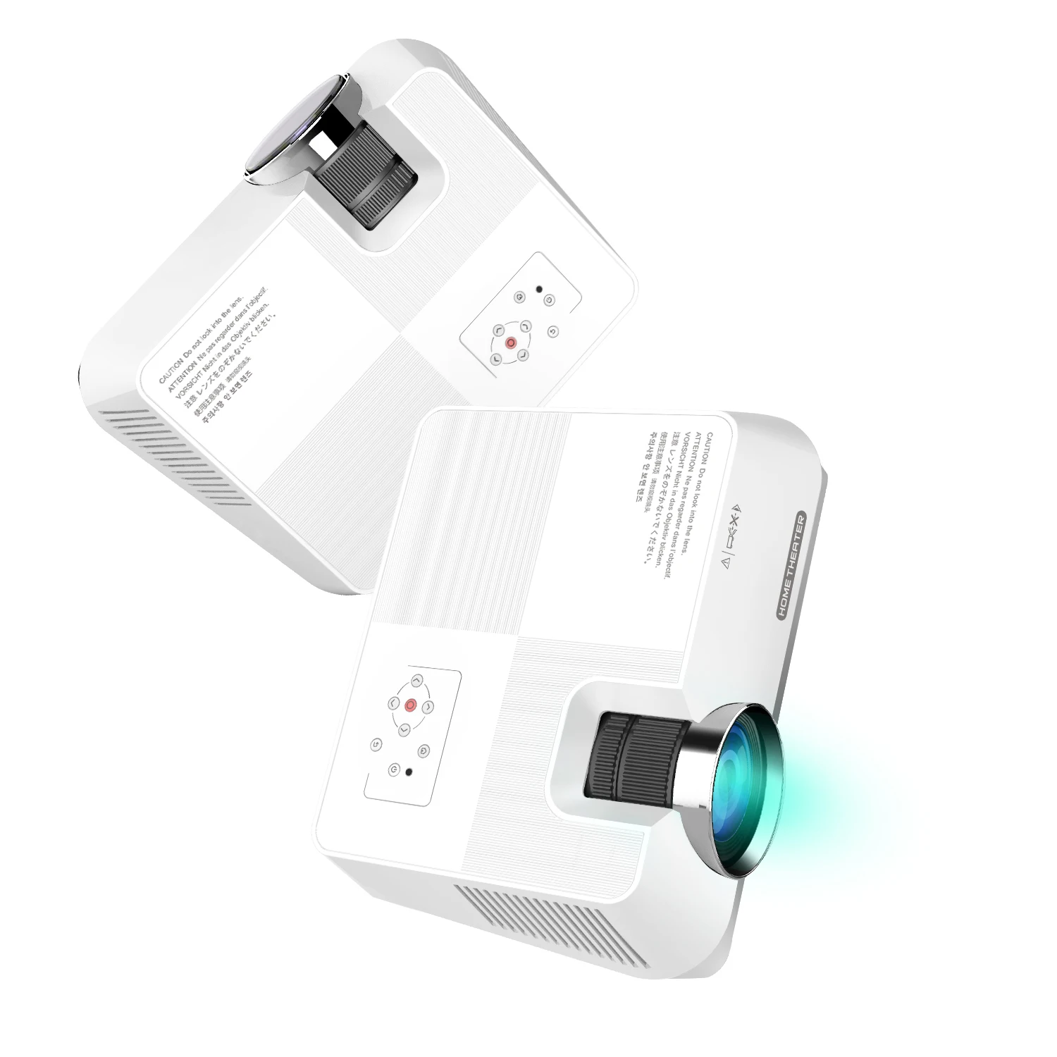 
Mini Pocket Smart Video Portable Projector S8 Movie Compatible With iPhone Android 2800 High Brightness Home Theater CE RoHS FCC 