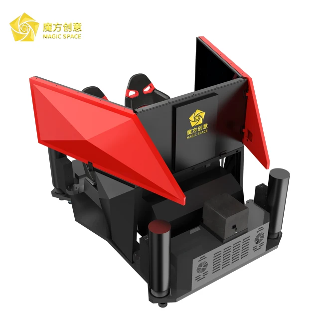 Exciting 9D VR Racing Simulator Arcade-Style MR Equipment with Virtual Reality Game