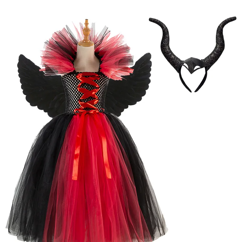 Halloween long witch costume with head buckle Witch Dress European and American Characters Play cosplay girl