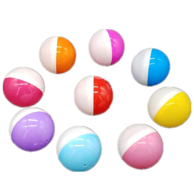 novelty 48 * 52 mm plastic transparent empty capsules vending toy egg
