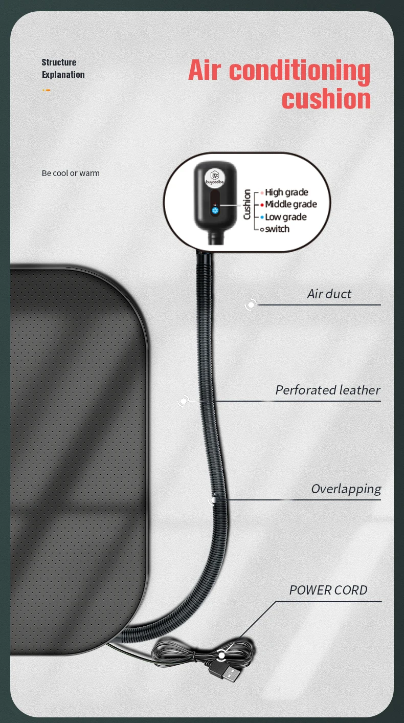 Summer Winter Best Driving Quick Cool Heat Car Front Seat Cover Auto Cooling Heating Seat Cushion