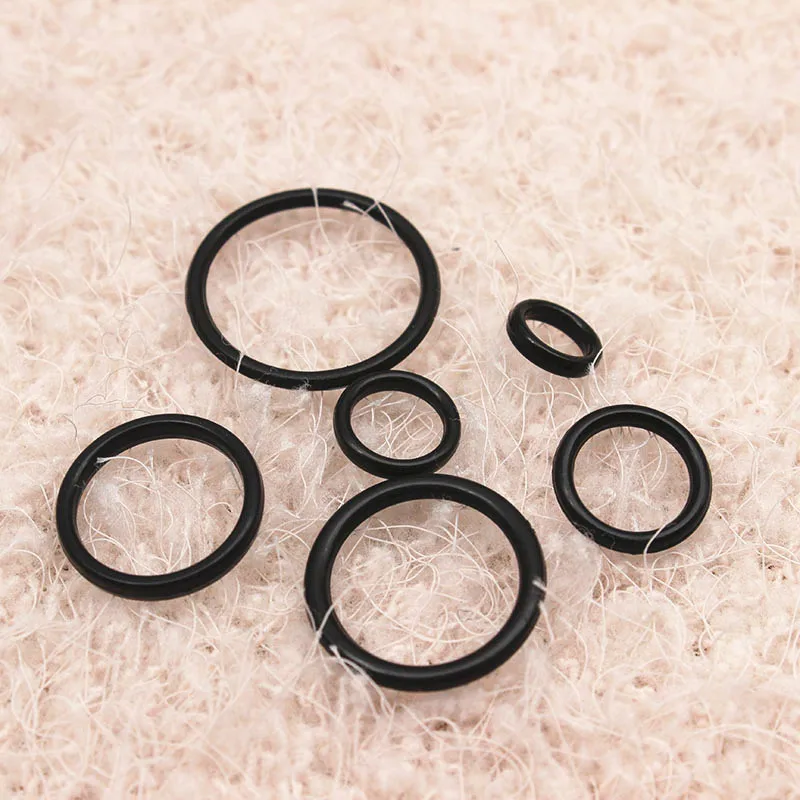 Wholesale Clear O Ring Bra Bikini Connectors Clasps Eco-friendly Plastic Ring Buckle For Swimwear
