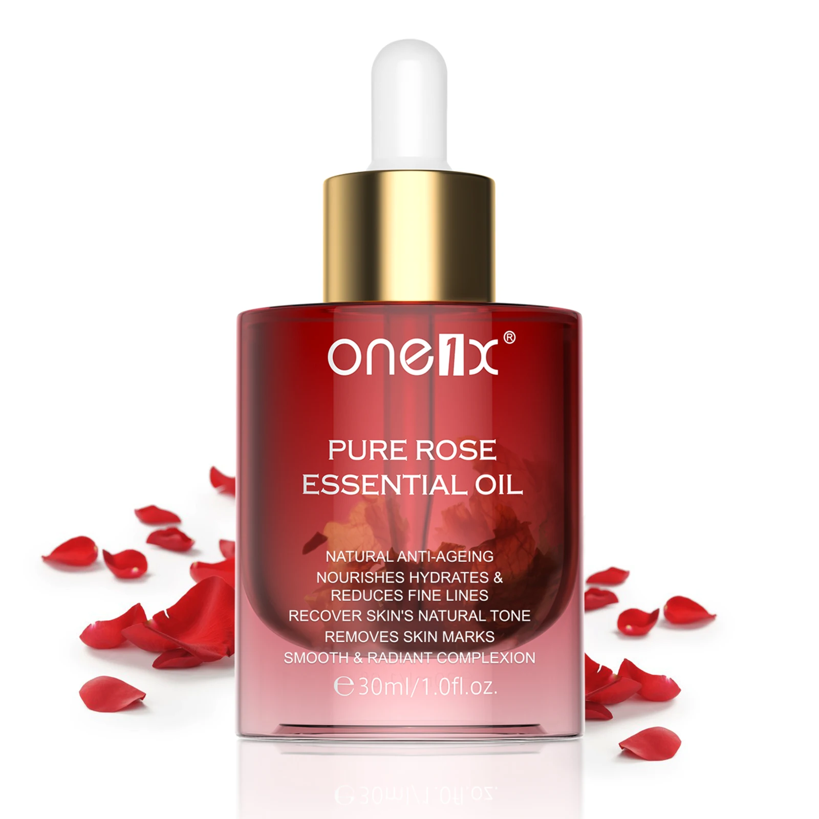 ONE1X Private Label Moisturizer Nourishing Anti Acne Face Rose Essential Oil,rose Fragrance Oil,facial Organic Rose Oil