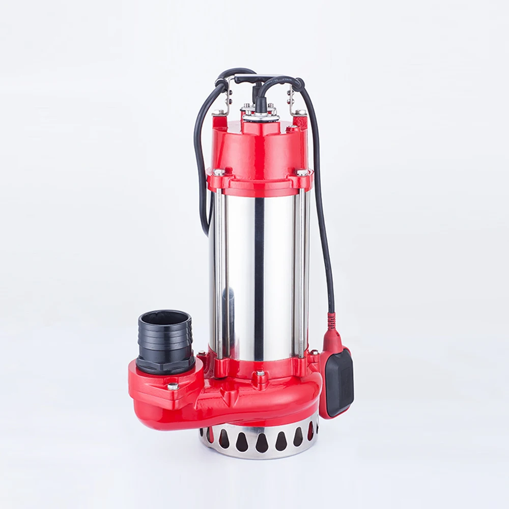 220V red electric stainless steel casing sewage pumps 12 volt high pressure water pump