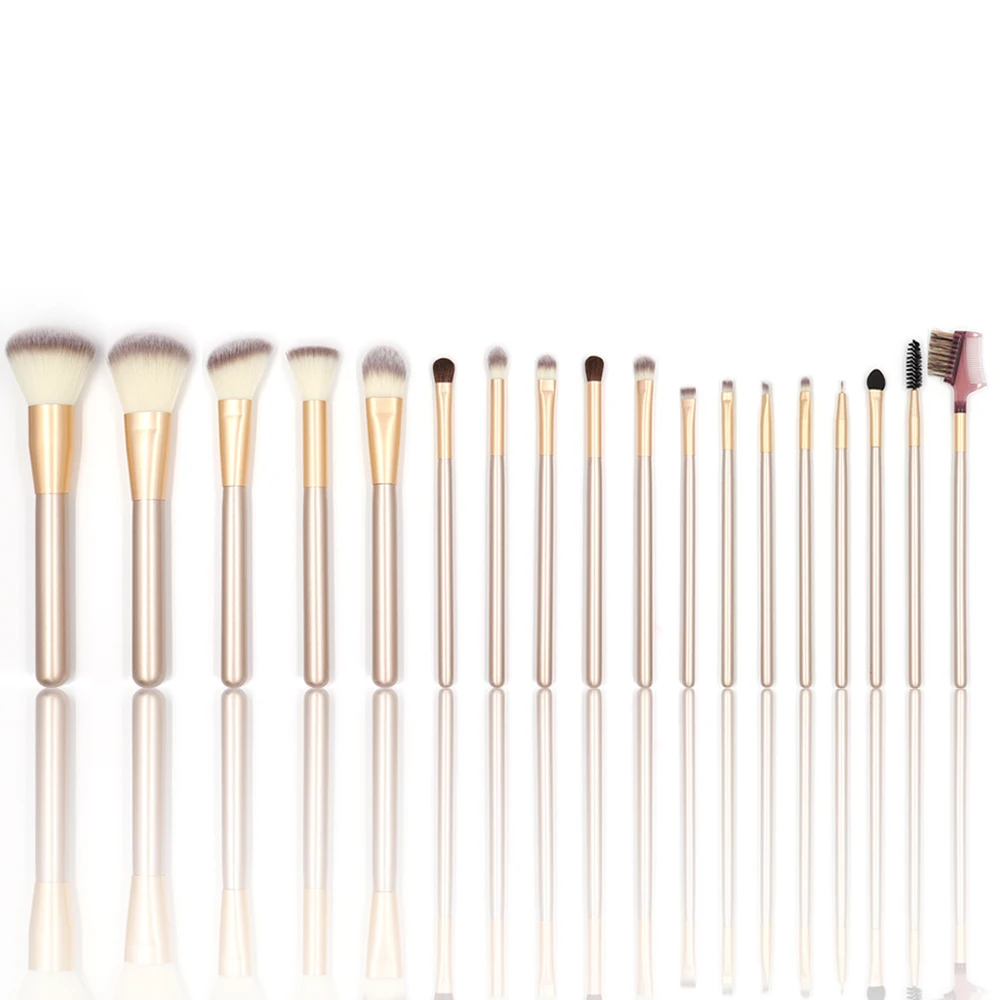 18 pcs makeup brushes high quality brushes makeup cosmetic nylon hair cosmetic brushes for face