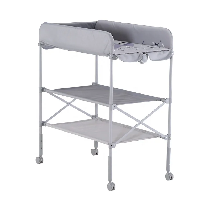 
new fashion infant printed PVC and melange fabric baby diaper changing with ce 