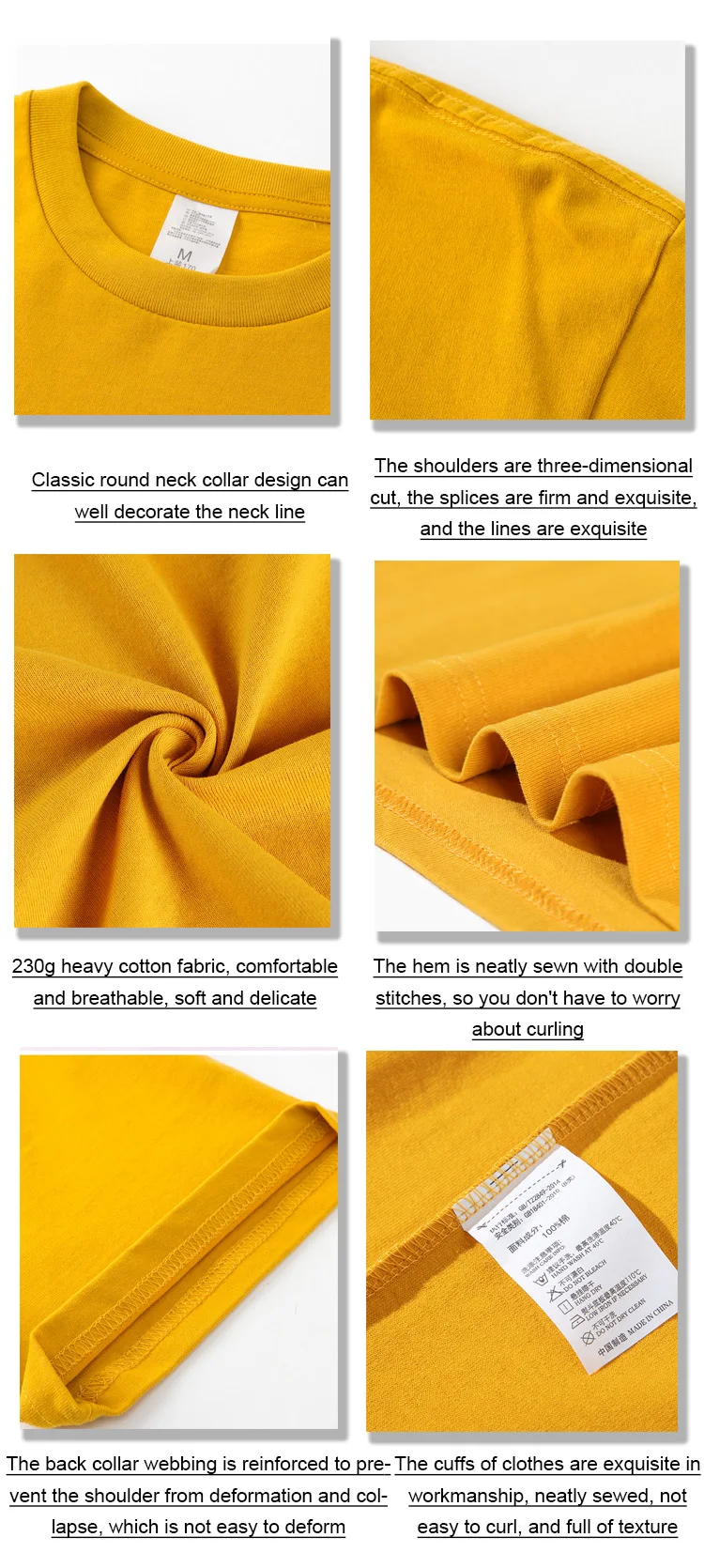 Hot High Quality Sale 210 Gsm T-Shirt Pour Les Hommes Printing Custom 100 Cotton Men Blank T Shirt 6