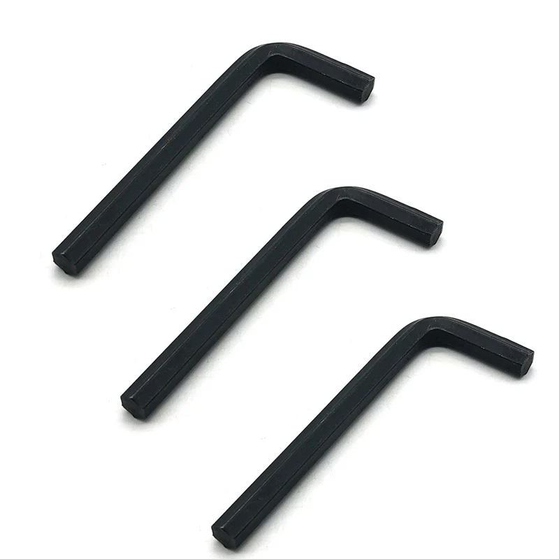 Factory Wholesale Custom Hex Key 4mm 5mm 10mm M5 M4 Black Wrench Short Allen Wrench