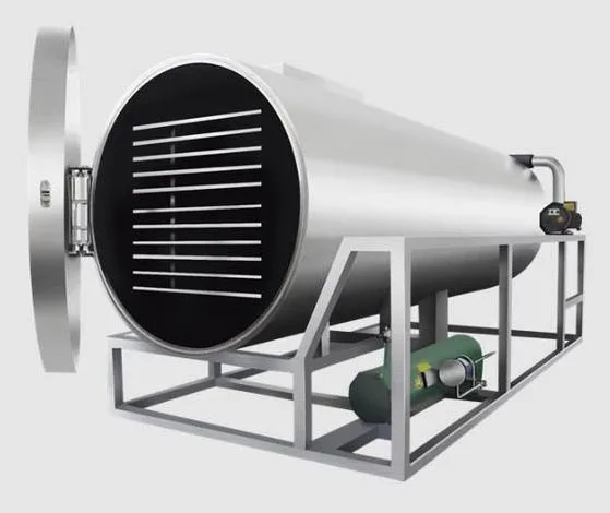 100 sq.m Commercial Vacuum Freeze-Drying Machine Line Pet Food Strawberry Tea