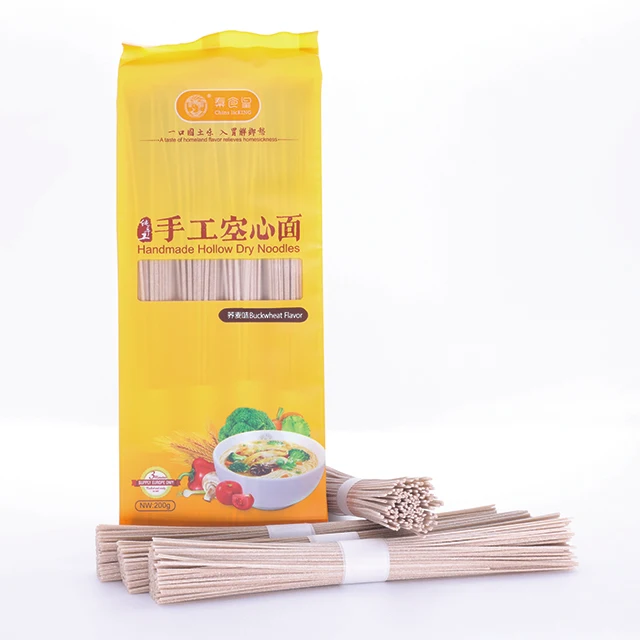 Китайская Питательная Сушенная Лапша Ручной Работы Со Вкусом Гречихи