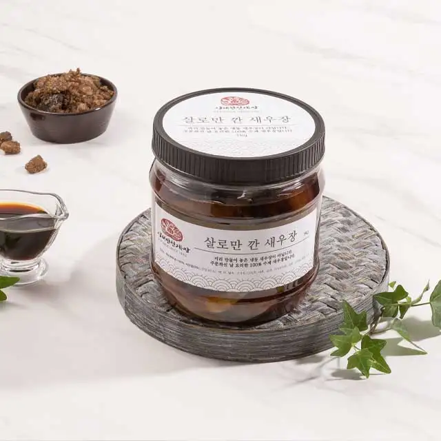 Direct Manufacturer Aquarium Shrimp Food Seafood Snacks SALOMAN Shell-Less Shrimp Marinated in Soy Sauce