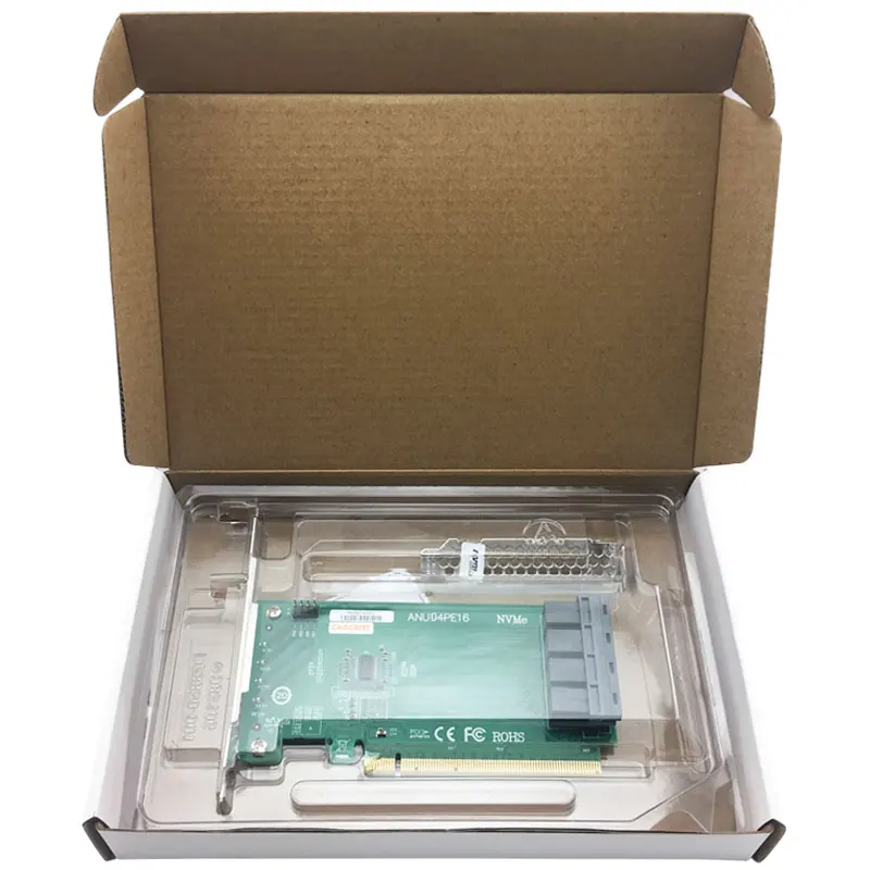 ANU04PE16 nvme-контроллер SFF8643-SFF8639 не нового дизайна с кабелем *