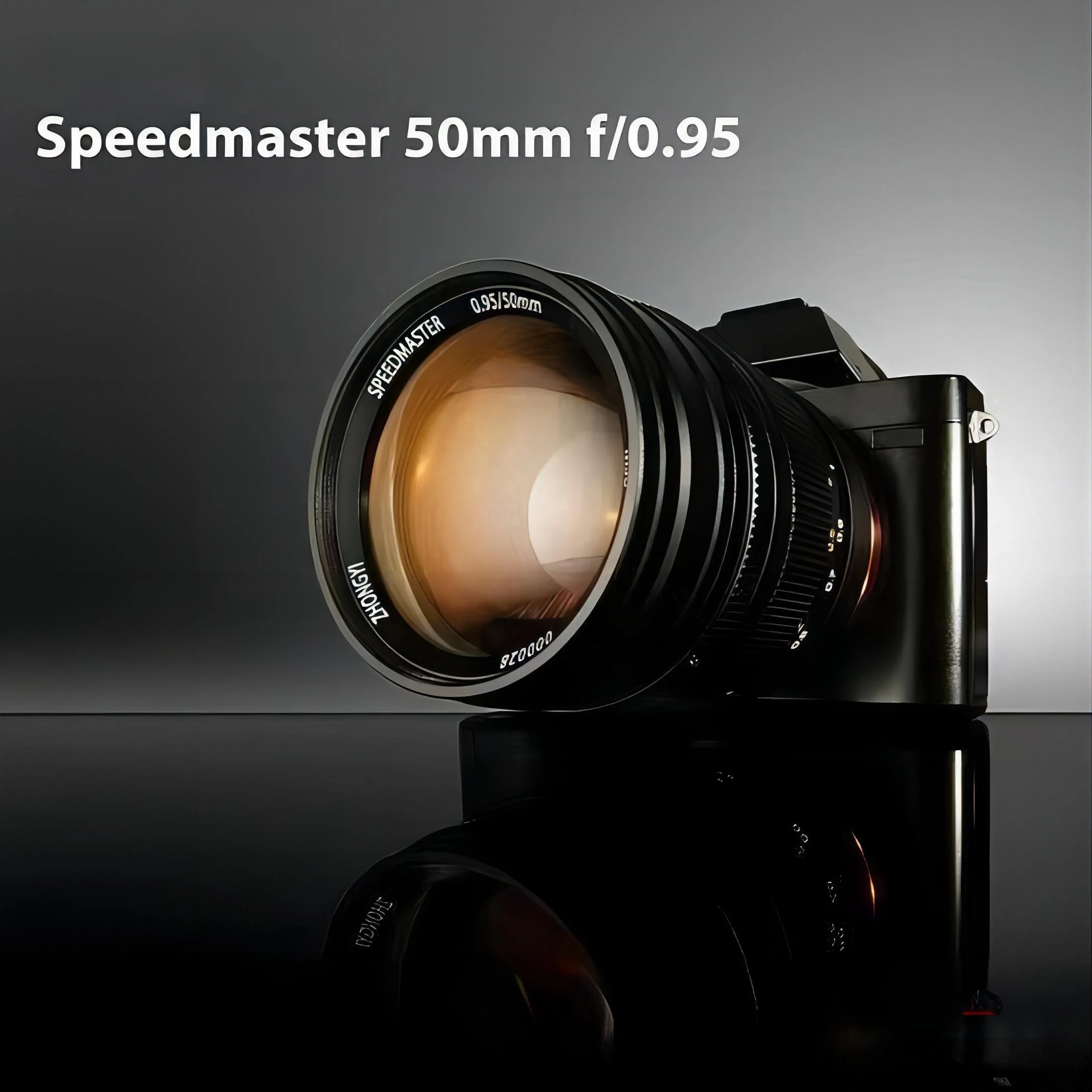 Third version of 50mmF0.95 Full frame Prime Portrait lens compatible with SonyE CanonRF NikonZ ZhongYi Optics flagship product