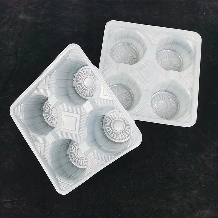 Shipping to USA Aamzon FBA 4 Compartments Takeaway Disposable Drink Cold Coffee Cup Tray