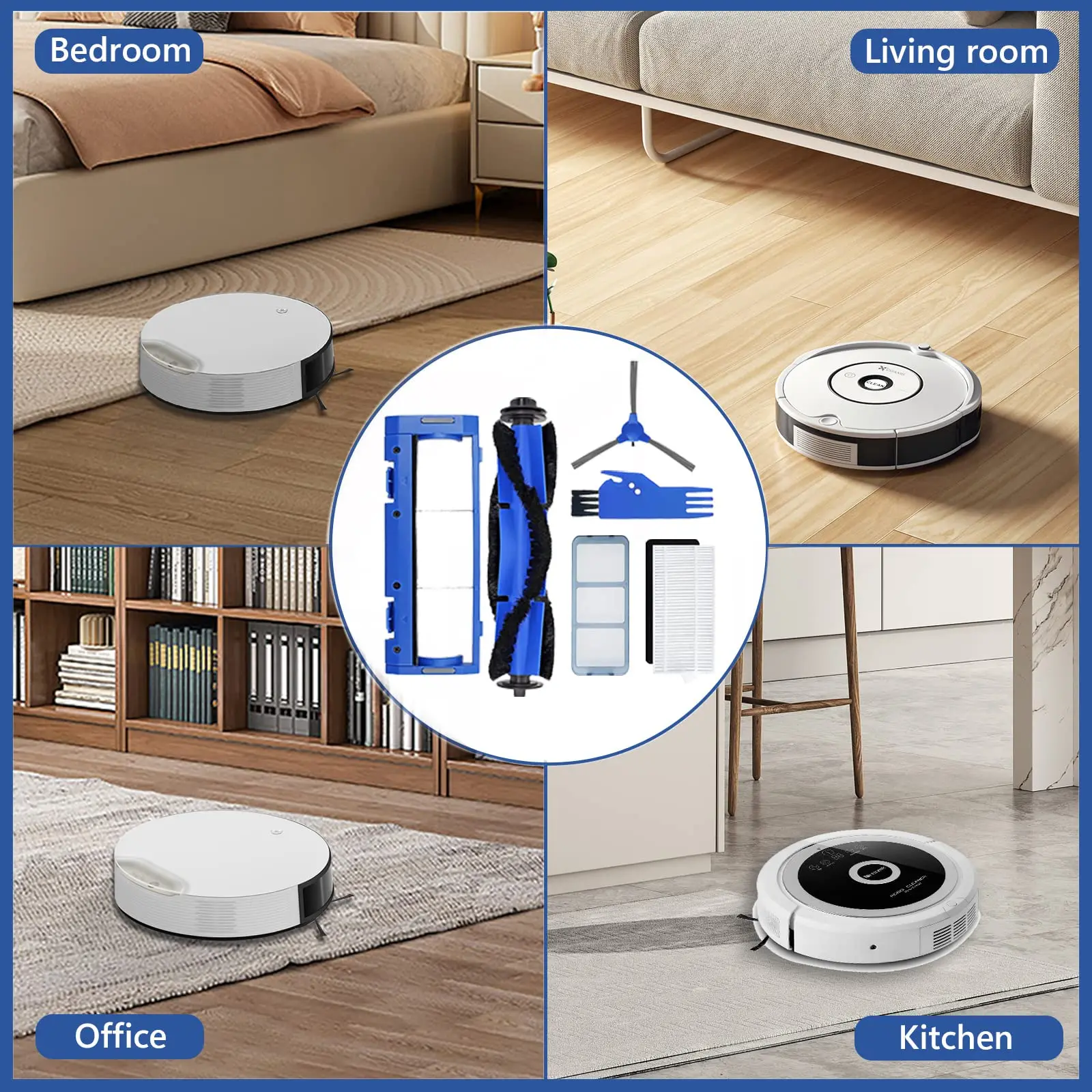 Лидер продаж 25 шт. запасные части совместимые с роботом-пылесосом Eufy RoboVac 11S/25C/15C/30/30C/12/35C/15T/раскатные щетки