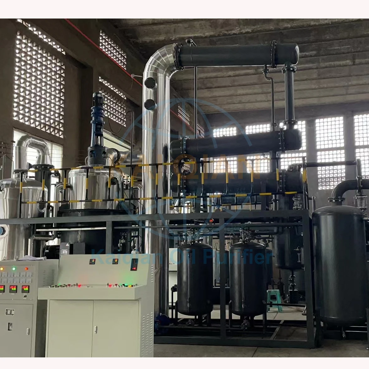High Recovery Rate Tyre Oil Recycling Plastic Pyrolysis Oil to Diesel Fuel Oil Recycling Plant