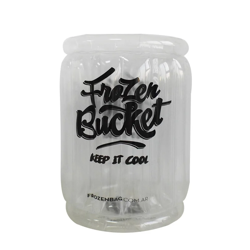 Изготовленный На Заказ надувной охладитель для льда из ПВХ и Надувное ведро для льда с логотипом, ведра для печати, охладители и держатели, приветствуются ODM и OEM