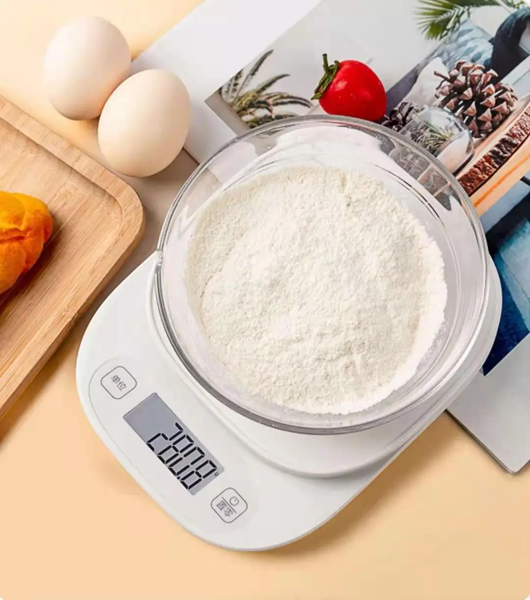 
Waterproof household small kitchen baking scale 0.1g electronic scale high milk tea commercial food gram scale 
