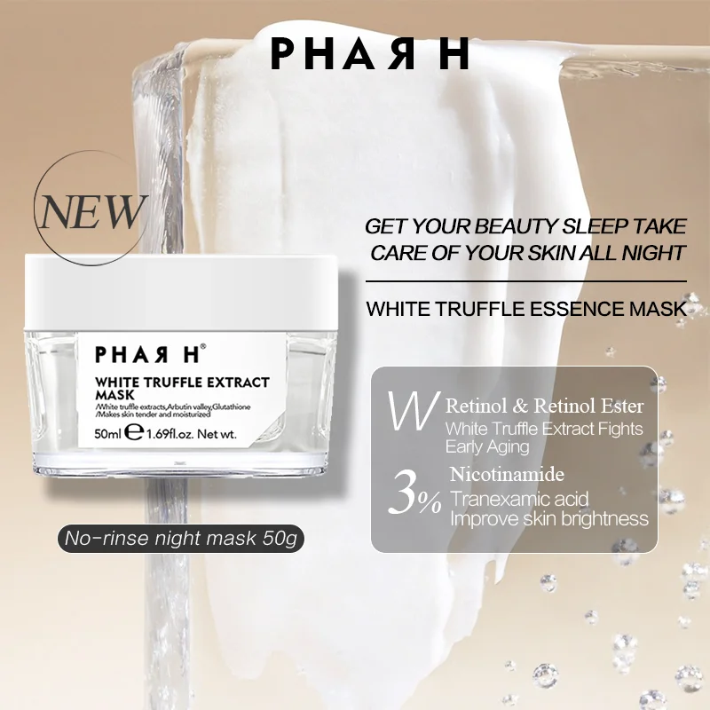 Skin Jili customized wholesale skin care mask natural plant fruit extract white truffle moisturizing beauty whitening mask