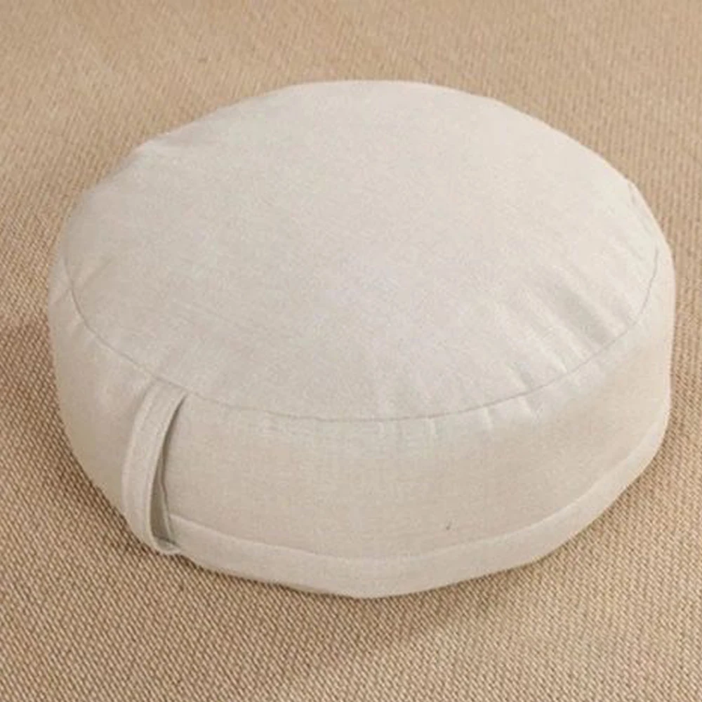 Настраиваемый натуральный гречневый удобный глубокий медитационный моющийся чехол из 100% хлопчатобумажной ткани пользовательская Подушка для