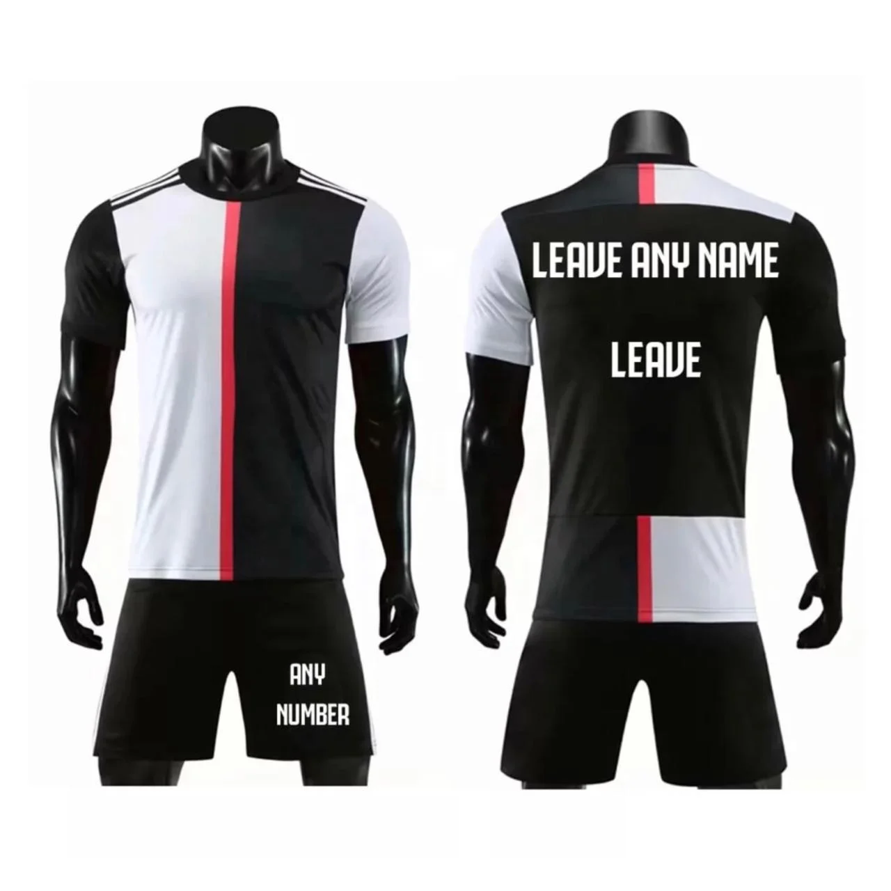 Wear Men Football Soccer Uniform Kit Set Custom Sublimation Sports Accept Customized Logo Sportswear for Unisex Half Sleeves