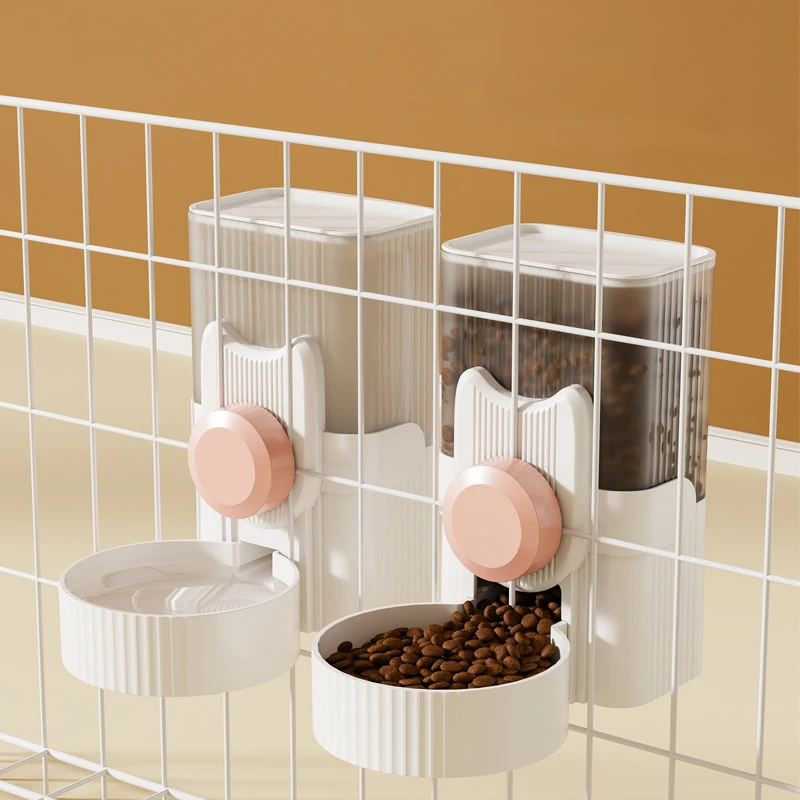 factory cat treat dispenser bird dog food cages metal automatic hanging bottle pet water dispenser slow feeder dog bowl