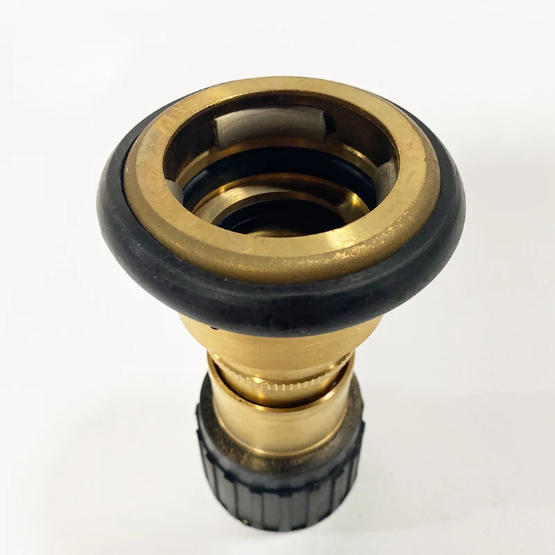 IMPA  330837 MARINE  BRONZE FOG NOZZLE 3-POSITION FOR FIRE HOSE NOZZLE FOR BOAT
