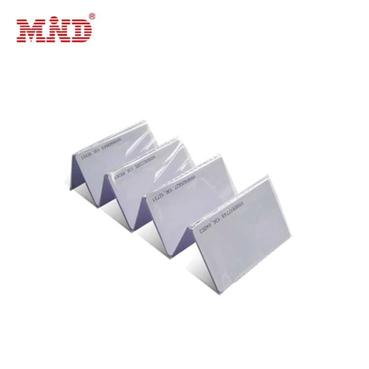 Printing pvc rfid chip 125khz blank card inkjet pvc card printing
