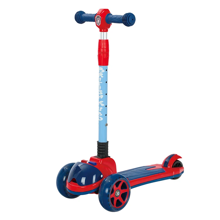 Children Scooter 3 Wheel Scooter with Flash Wheels Kick for 2-12 Year Kids Adjustable Height Foldable Children Scooter