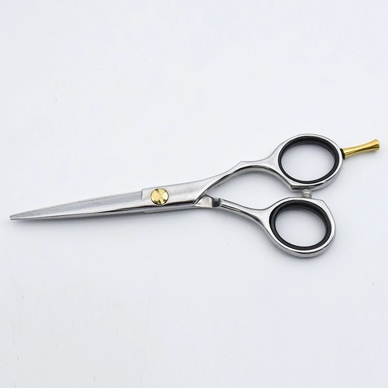 Barber Scissors Hair Scissors Professional Hair Shears Cutting Shears 440C Silvery Convex Blades Japan Thinning Scissors 500pcs