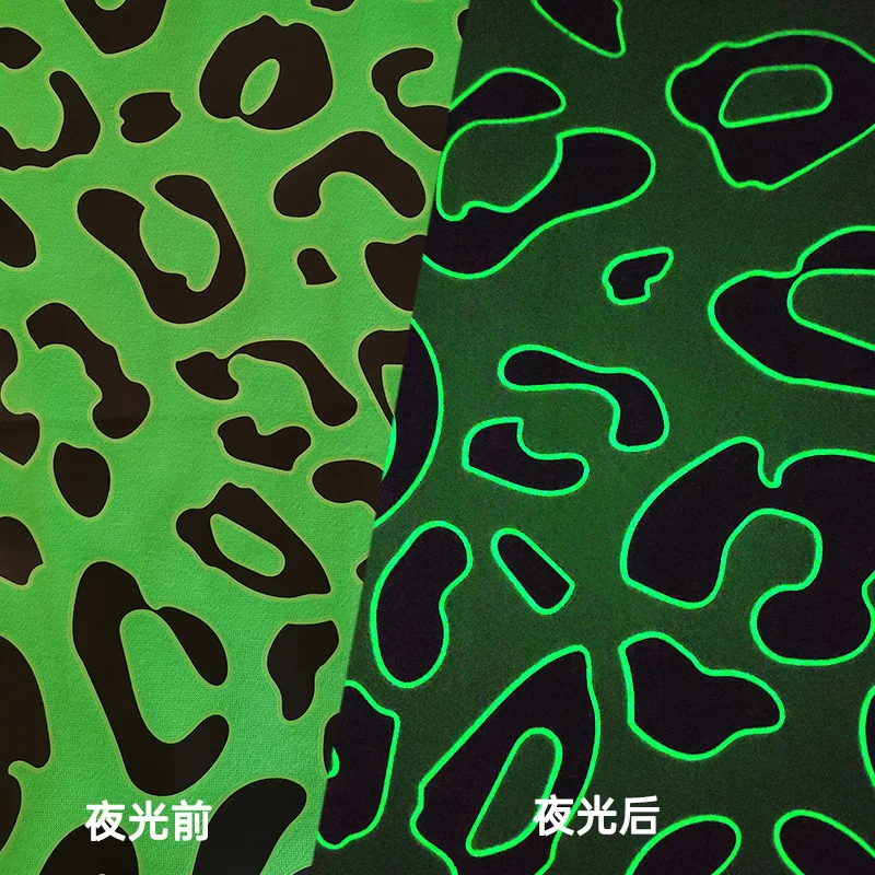 Glow In The Dark Headliner Fabric For Car Fashion Jacket 100% Polyester Night Luminous Customized Glow In The Dark Headliner