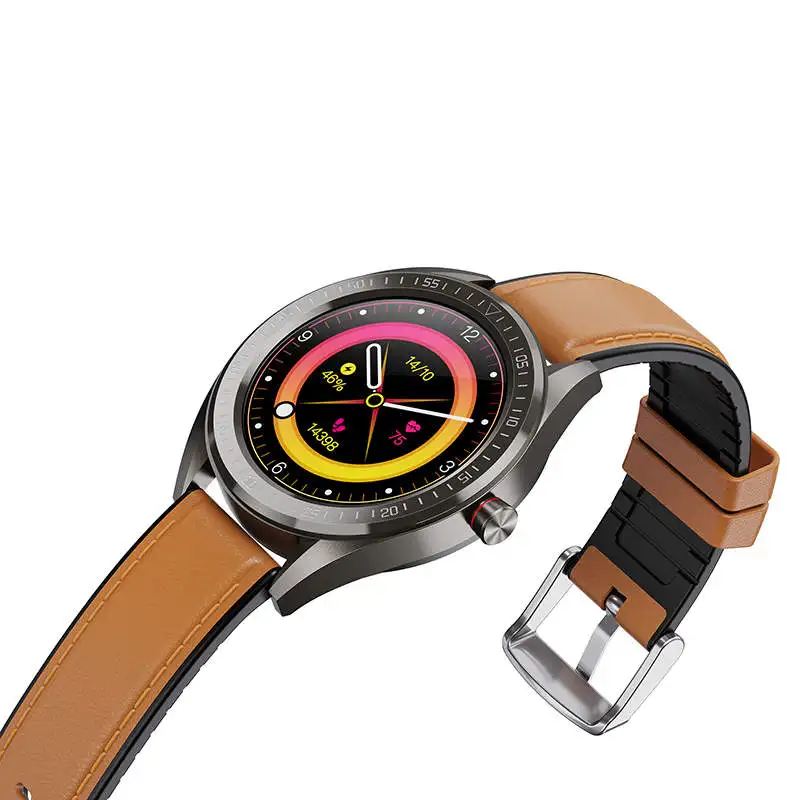 SN82 новый круглый циферблат Smartwatch в Индии мониторинг сна фитнес-трекер