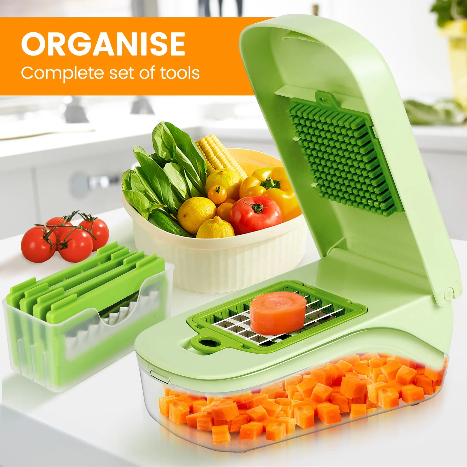 Wholesale Hot Sale Kitchen Tools Multi Function Manual Fruit Vegetable Cutter Onion Dicer Veggie Slicer Vegetable Chopper