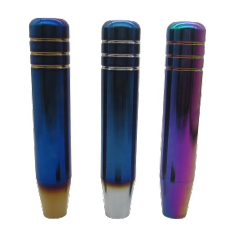18cm Extended Burnt Blue Style Aluminum Gear Shift Knob Hot Selling Shift Lever Head for Universal Car