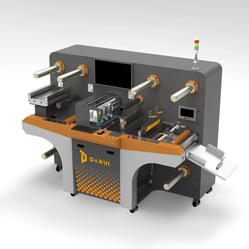 DARUI Width 330mm Sticker Printer Roll To Roll Digital Label Cutter Machine