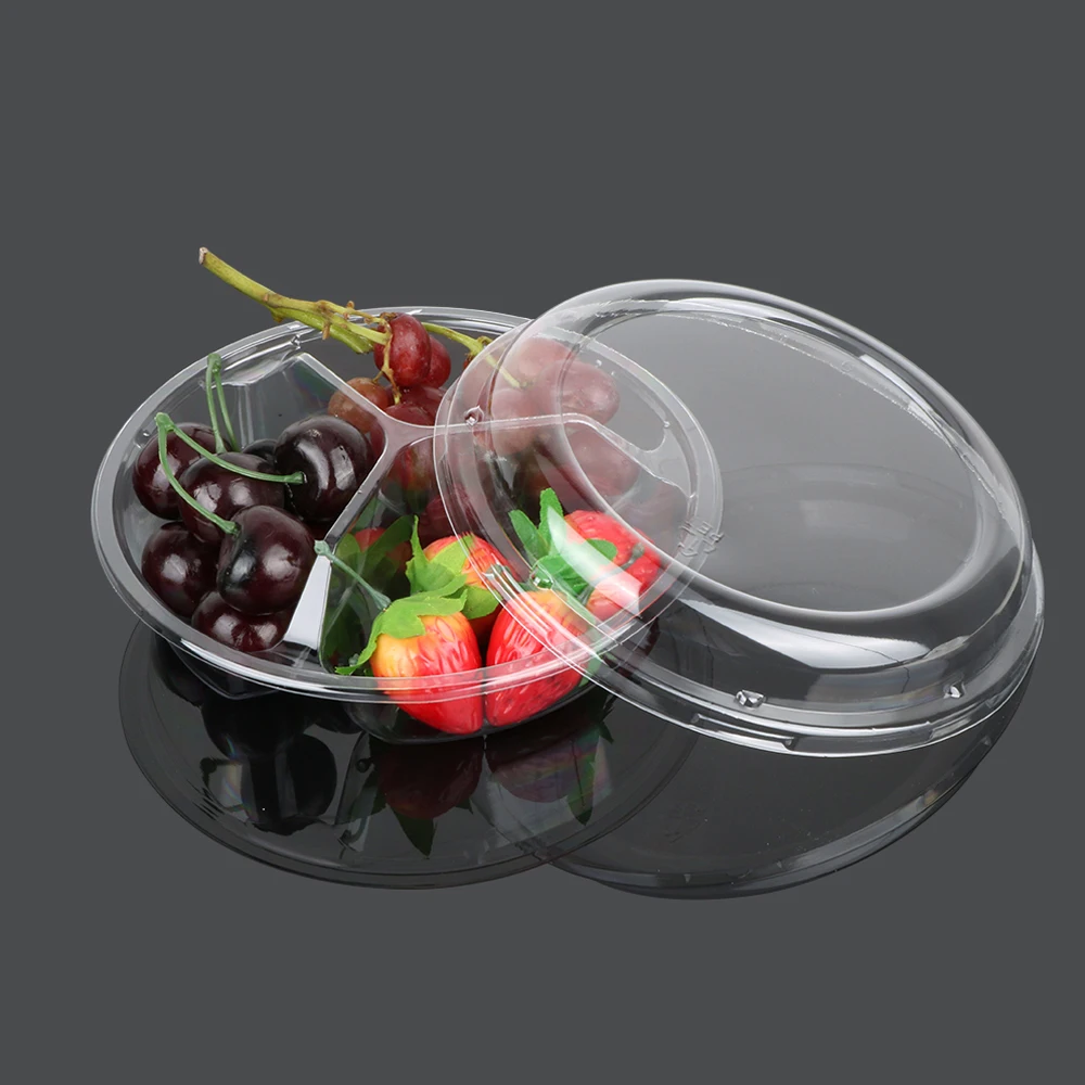 Disposable Party Supplies Plastic Plates and Bowls For Supermarket Fruit Blister Packaging