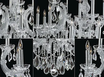 Golden wholesale maria theresa chandelier austria mother theresa crystal lighting wholesale price crystal candle chandelier