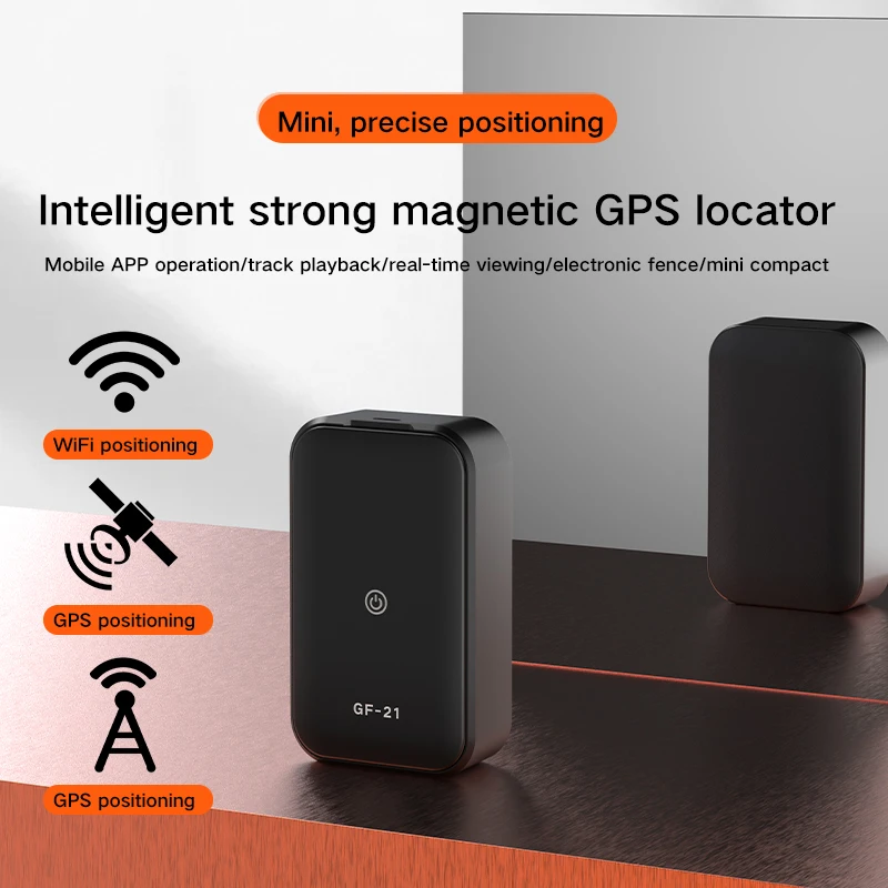 Mini GPS Tracker GF21: Smart Vehicle & Pet Locator with Real-Time Tracking, SOS Function, and Listening Feature