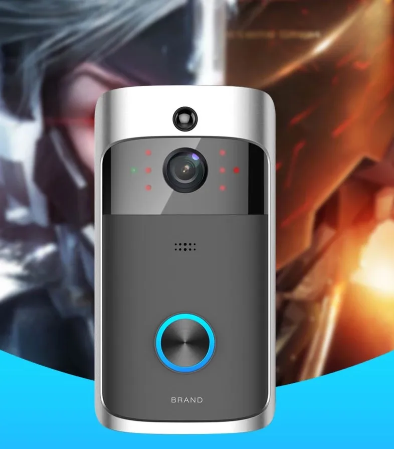 Made in China Doorbell Camera Wireless Ring Video Smart Phone Call Visual Recording Monitor Intercom Door Bell