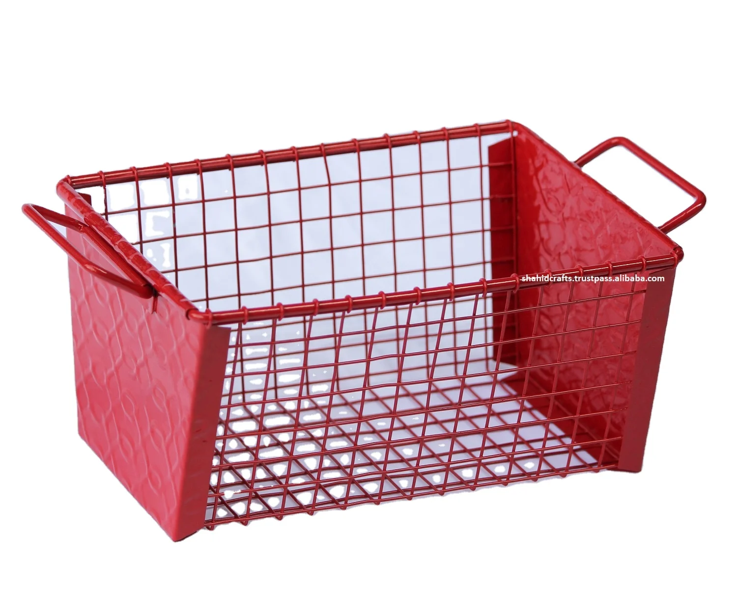 Top Selling New Latest Design Decorative Fruit Storage Basket Metal Basket Set of 2 Manufacturer And Exporter From India.