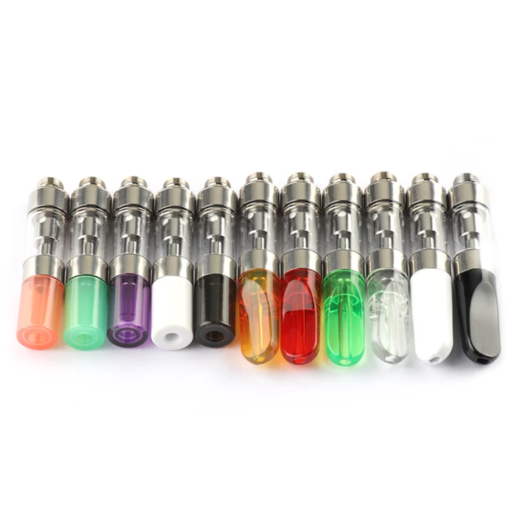 
plastic tip cartridge vape 0.5/1.0ml Capacity Custom Logo vaporizer empty refillable vape cartridge 
