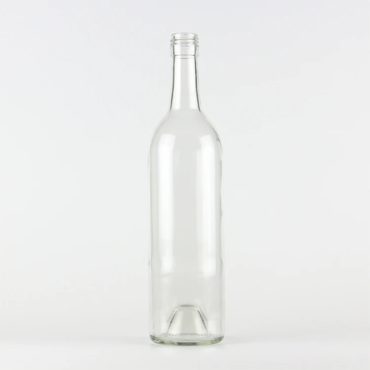 
750ml flint ROPP wine glass bottle 